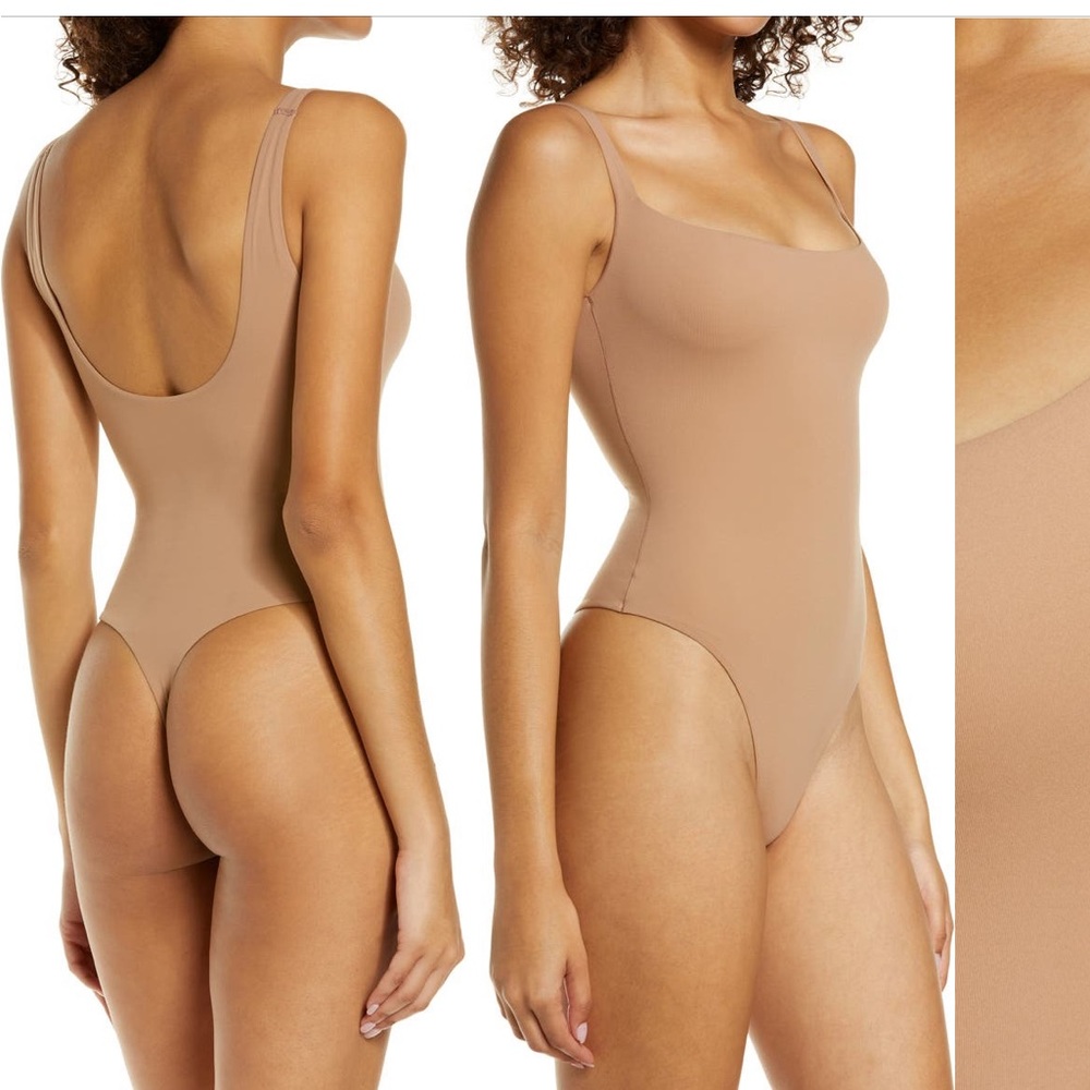 Skims Fits Everybody Squareneck Bodysuit NWT